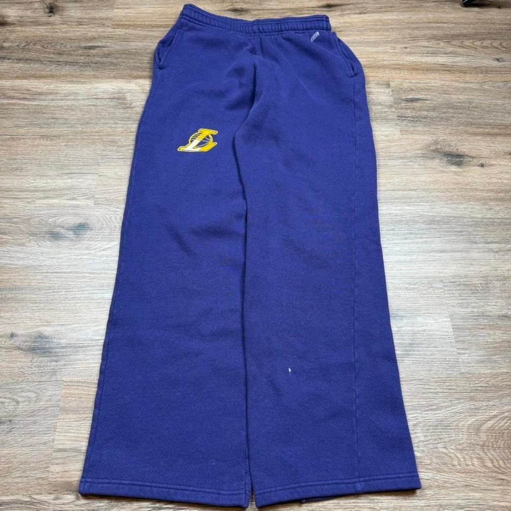 Vintage‎ NBA Lakers baggy open hem wide leg sweatpants